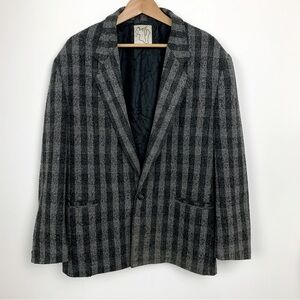 Memo Vintage 80s Wool Blend Blazer